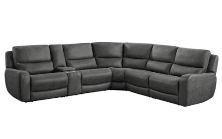 Saber Upholstered Power Reclining Sectional