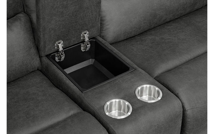 Saber Upholstered Power Reclining Sectional