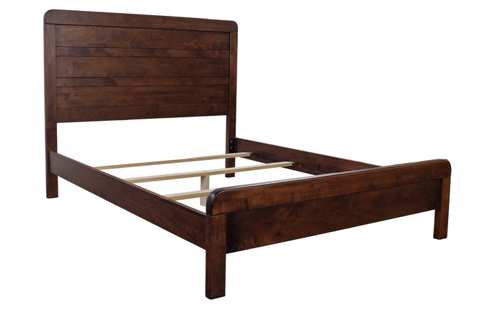 Brown Maple Queen Bed