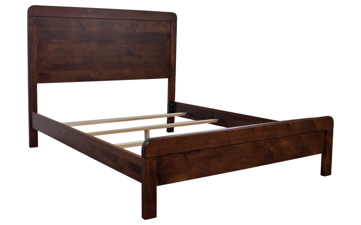 Brown Maple Queen Bed