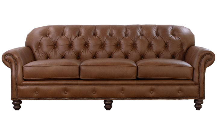 Smith Brothers Leather Sofa
