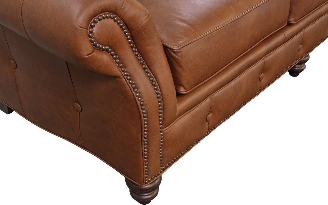 Smith Brothers Leather Sofa