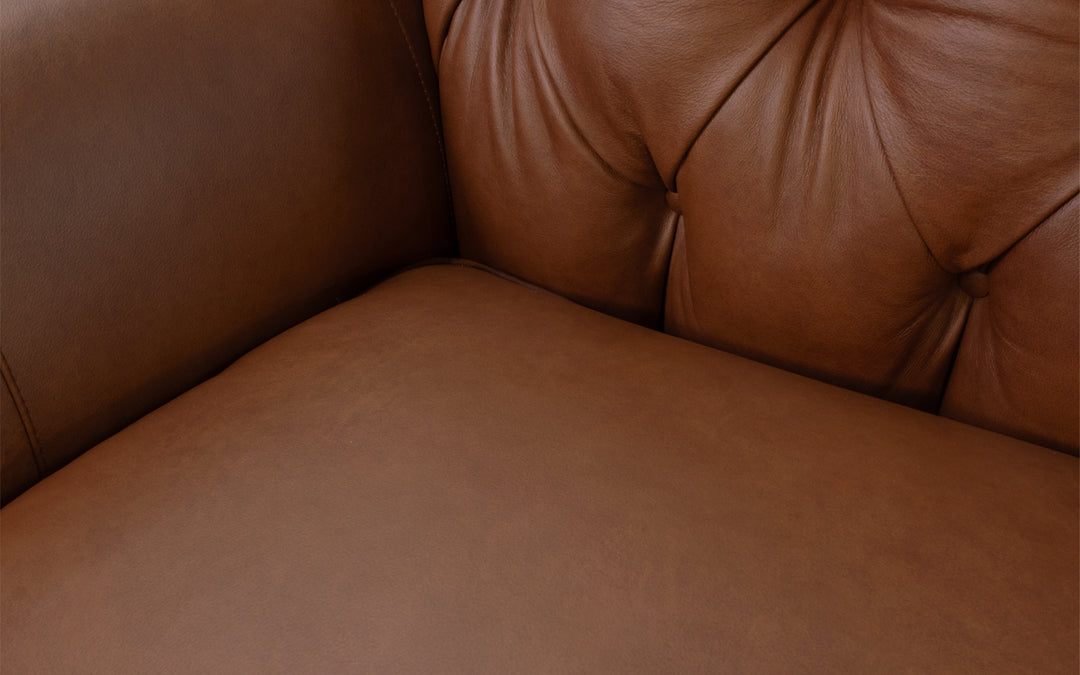 Smith Brothers Leather Sofa