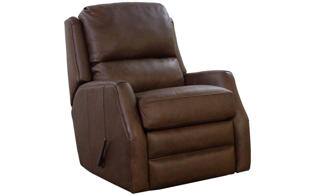 Smith Brothers Leather Swivel Glider Recliner