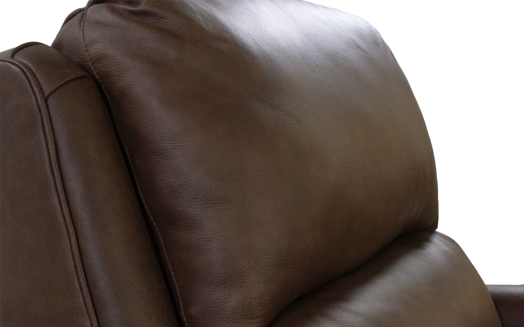 Smith Brothers Leather Swivel Glider Recliner