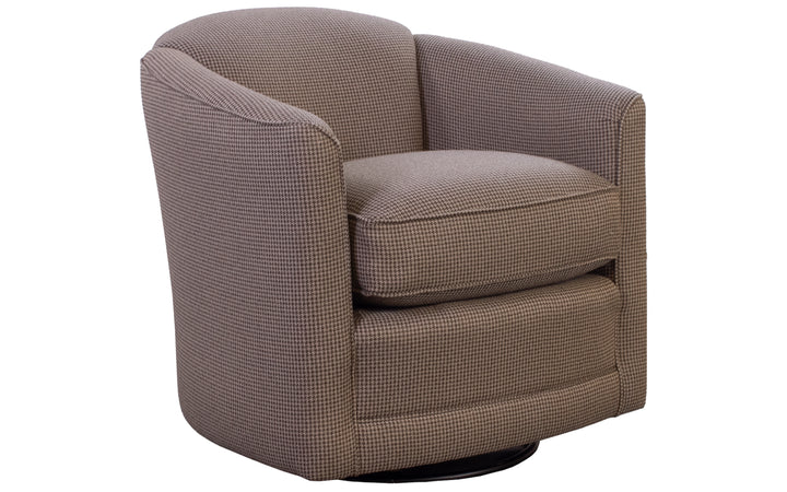 Smith Brothers Upholstered Swivel Glider