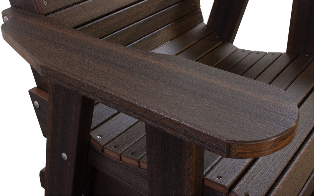 Outdoor Glider - Brazil Walnut
