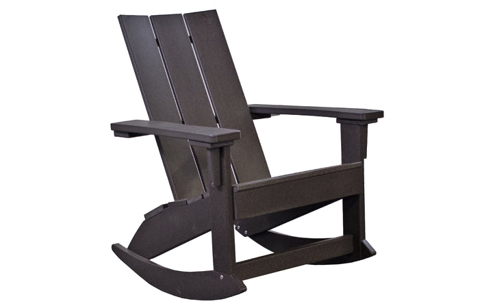 Outdoor Adirondack Rocking Chair - Coffee