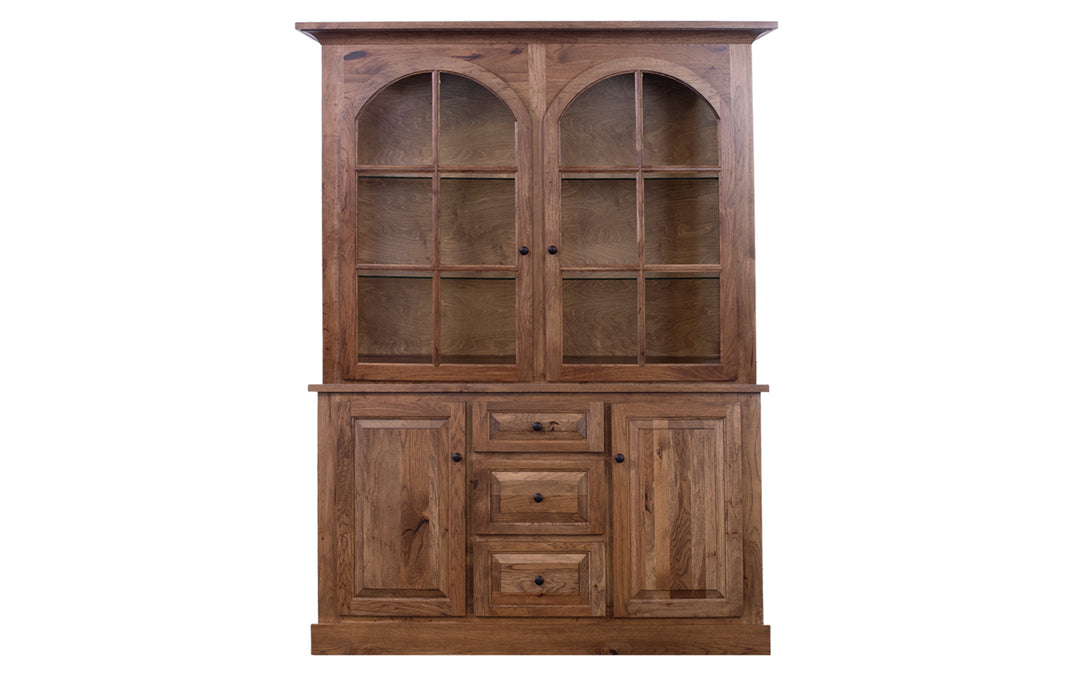 Rustic Hickory Hutch