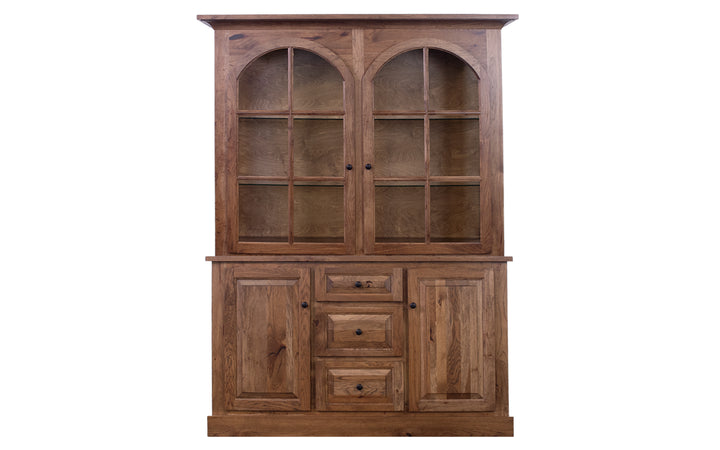 Rustic Hickory Hutch