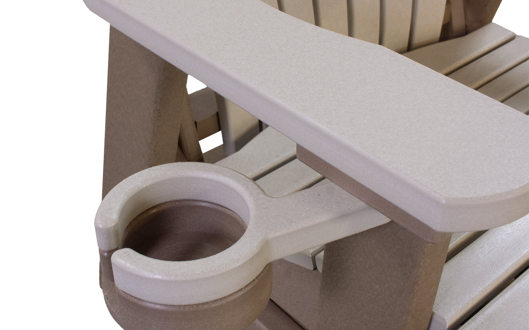 Outdoor Swivel Glider - Sand & Weatherwood
