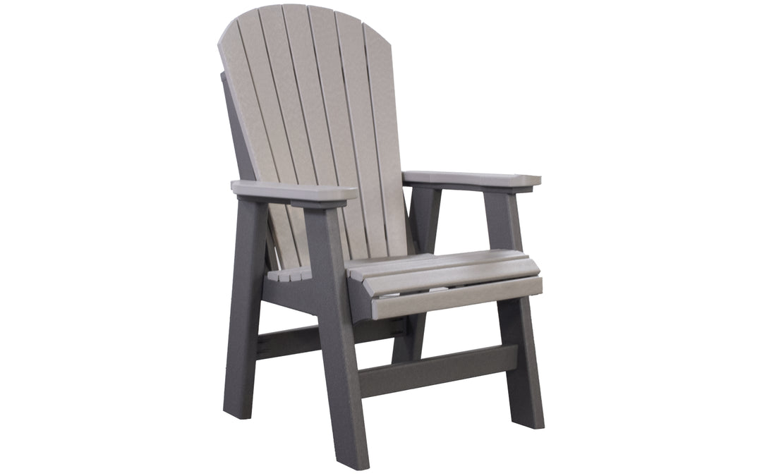 Outdoor Dining Chair - Light Gray & Charcoal