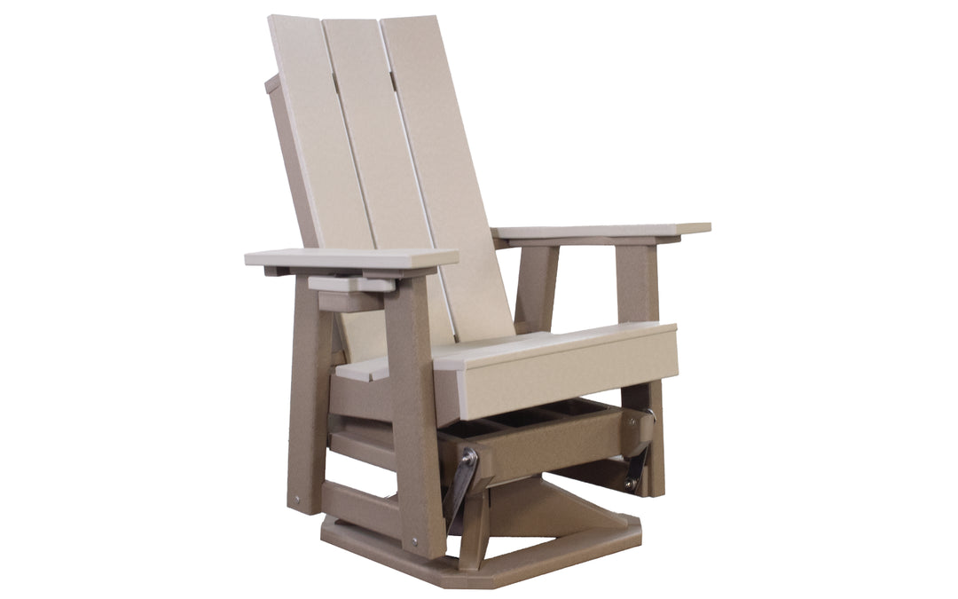 Outdoor Swivel GLider - Sand & Weatherwood