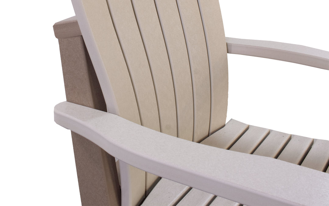 Outdoor Dining Chair with Lumbar - Sand & Weatherwood