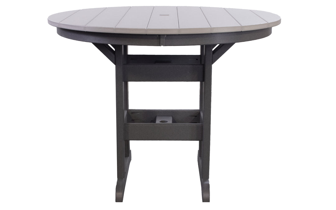 Outdoor Counter Table - Light Grey & Charcoal