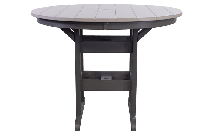Outdoor Counter Table - Light Grey & Charcoal