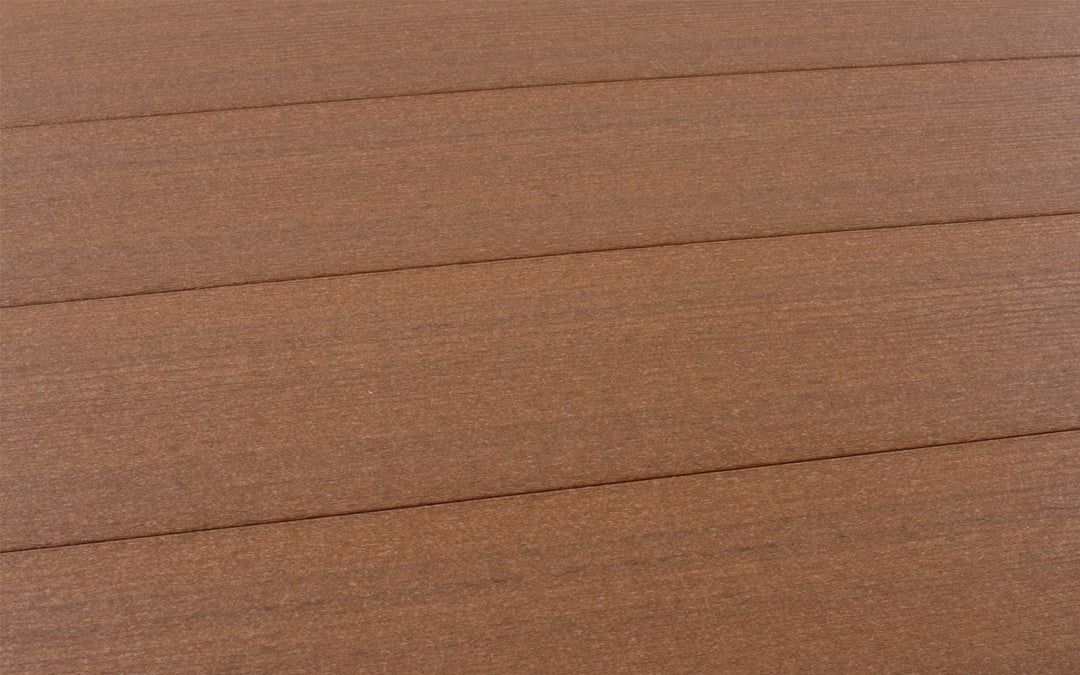 Outdoor Dining Table - Antique Mahogany & Black