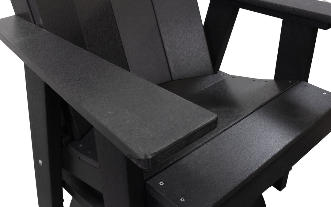 Outdoor Swivel Glider - Black