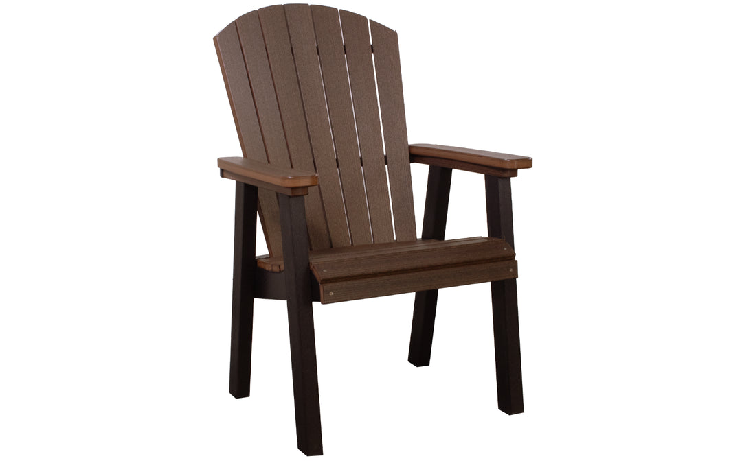 Outdoor Dining Chair - Brazilian Walnut & Black