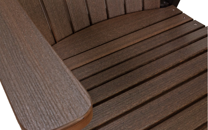 Outdoor Dining Chair - Brazilian Walnut & Black