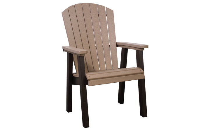 Outdoor Dining Chair - Weatherwood & Black