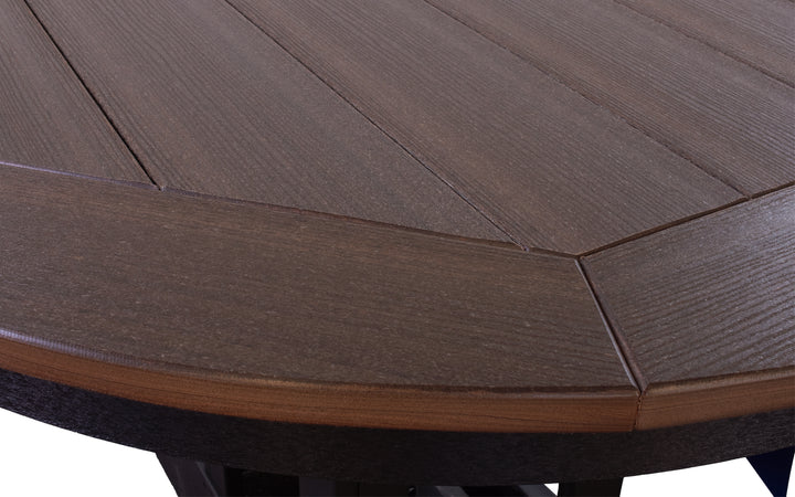 Outdoor Counter Table - Brazil Walnut & Black