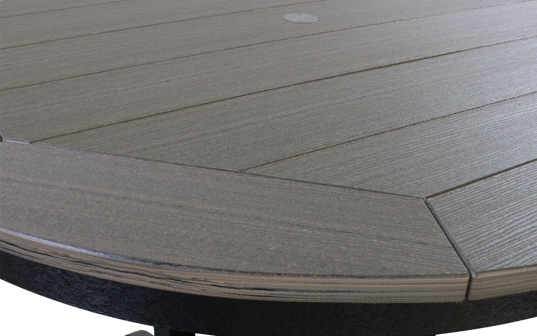 Outdoor Counter Table - Coastal Grey & Black