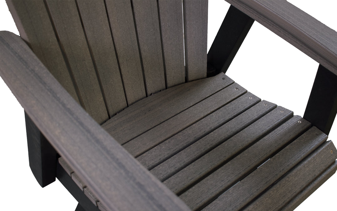 Outdoor Counter Chair - Coastal Gray & Black