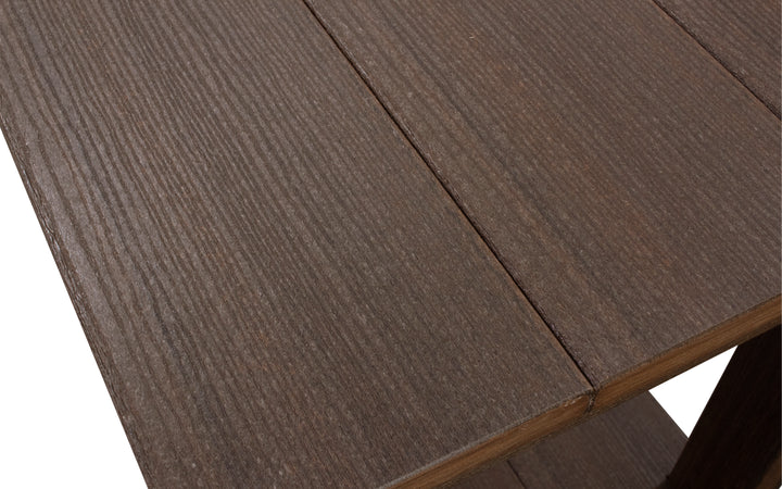 Outdoor End Table - Brazilian Walnut