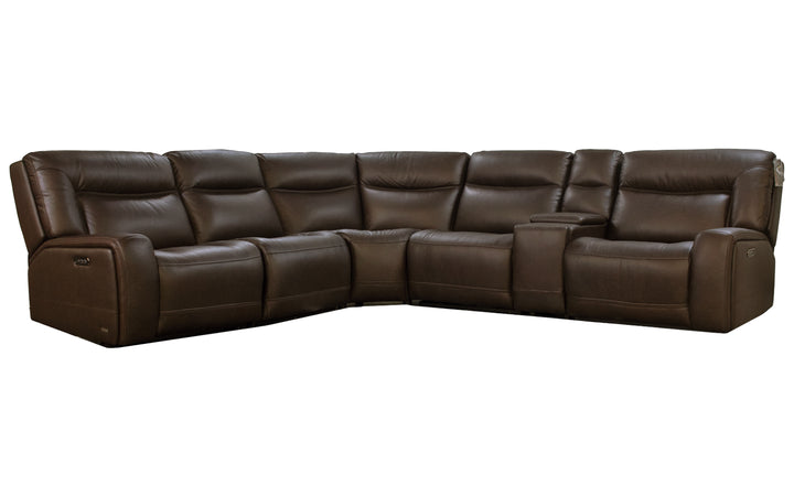 Violino Leather Modular Power Reclining Sectional