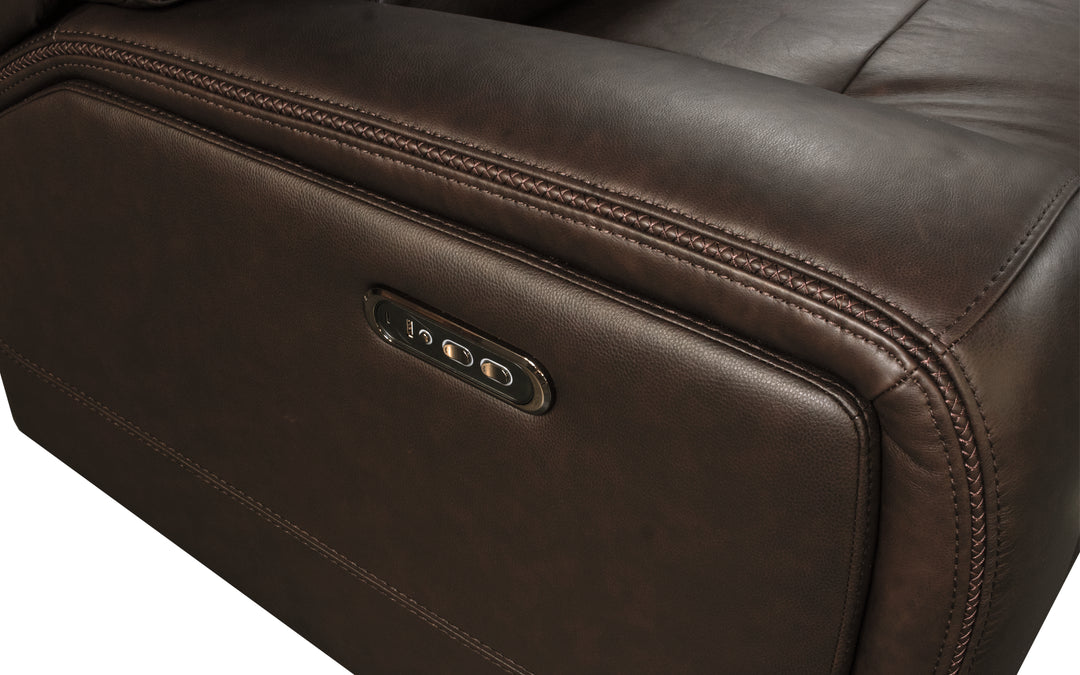 Violino Leather Modular Power Reclining Sectional