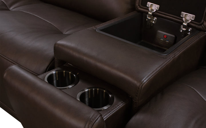 Violino Leather Modular Power Reclining Sectional