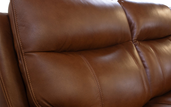 Violino Leather Power Reclining Loveseat