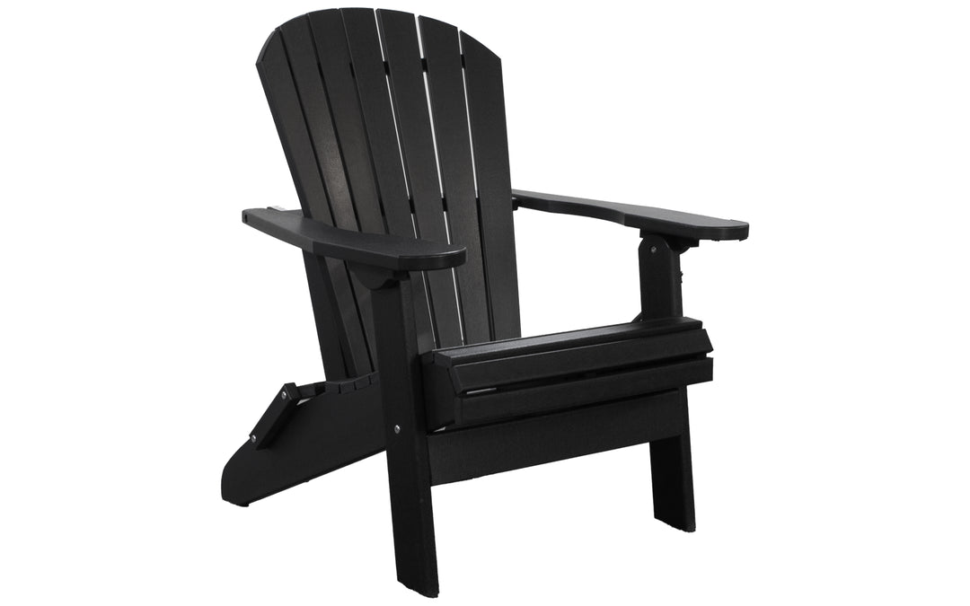 Outdoor Folding Adirondack - Black