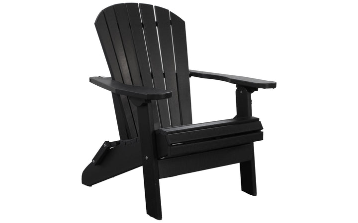 Outdoor Folding Adirondack - Black