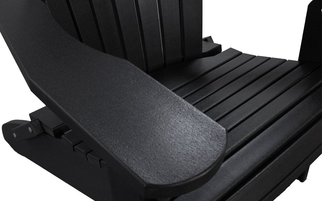 Outdoor Folding Adirondack - Black