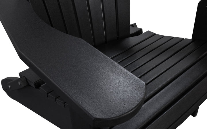 Outdoor Folding Adirondack - Black