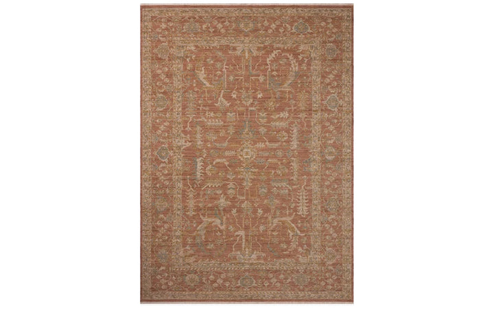 Loloi Rein Collection Terracotta & Sky 8 X 10 Area Rug