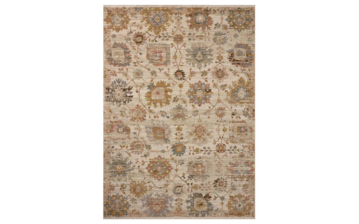 Loloi Reign Collection Ivory & Multi 8 X 10 Area Rug