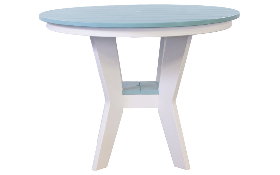 Outdoor Counter Table - Sage & White