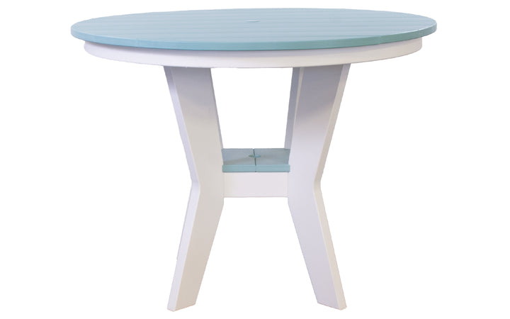 Outdoor Counter Table - Sage & White