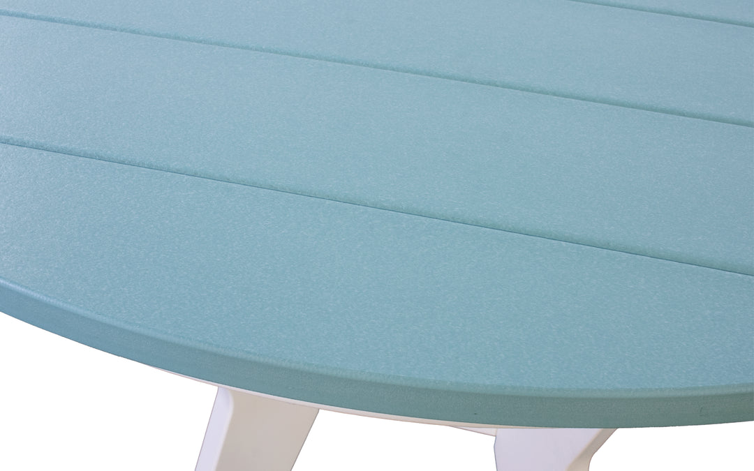 Outdoor Counter Table - Sage & White