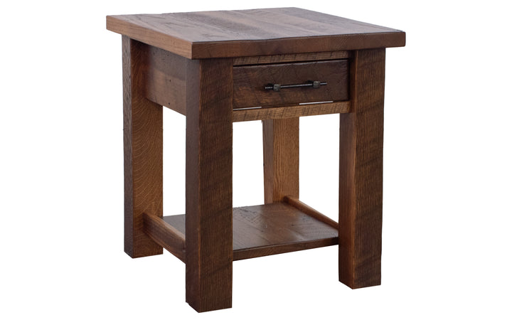 Reclaimed End Table