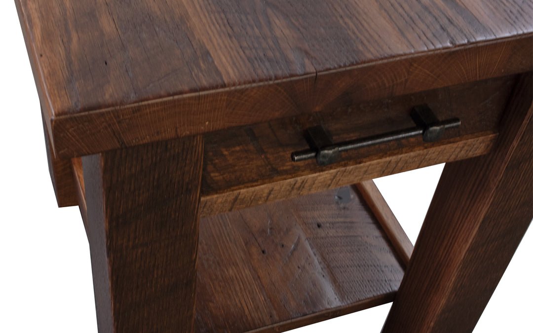 Reclaimed End Table