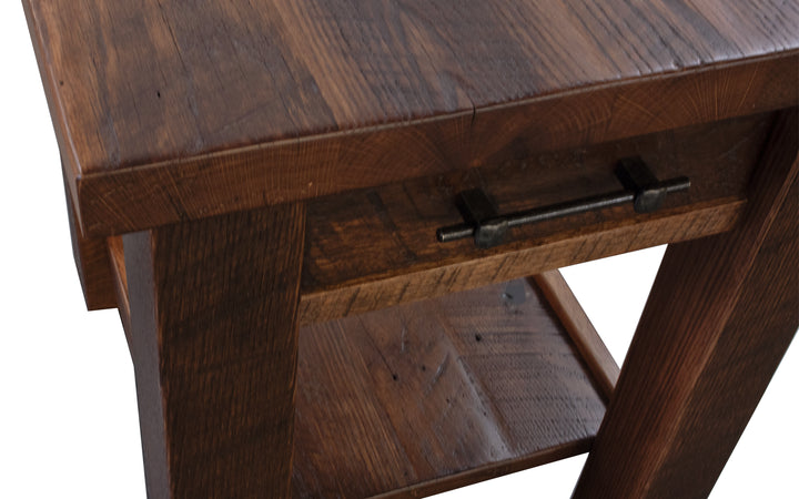 Reclaimed End Table