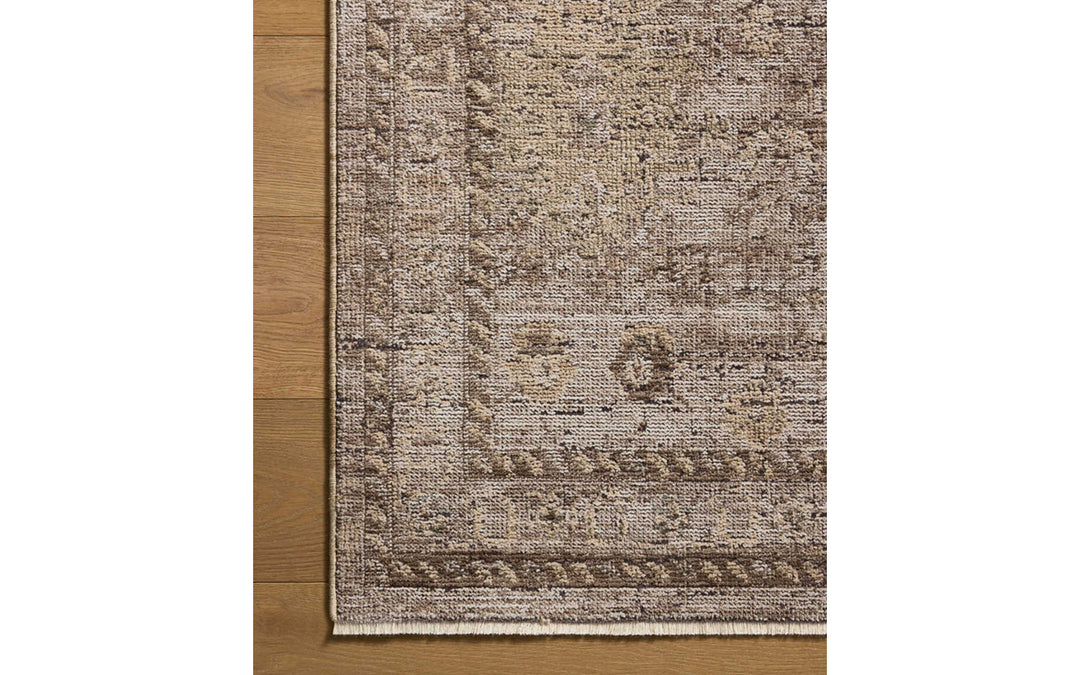 Loloi Priscilla Collection Sand & Earth 5 x 7.6 Area Rug