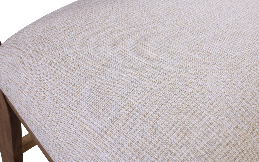 Rustic Hickory & Upholstered Counter Stool