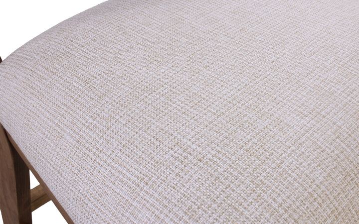 Rustic Hickory & Upholstered Counter Stool