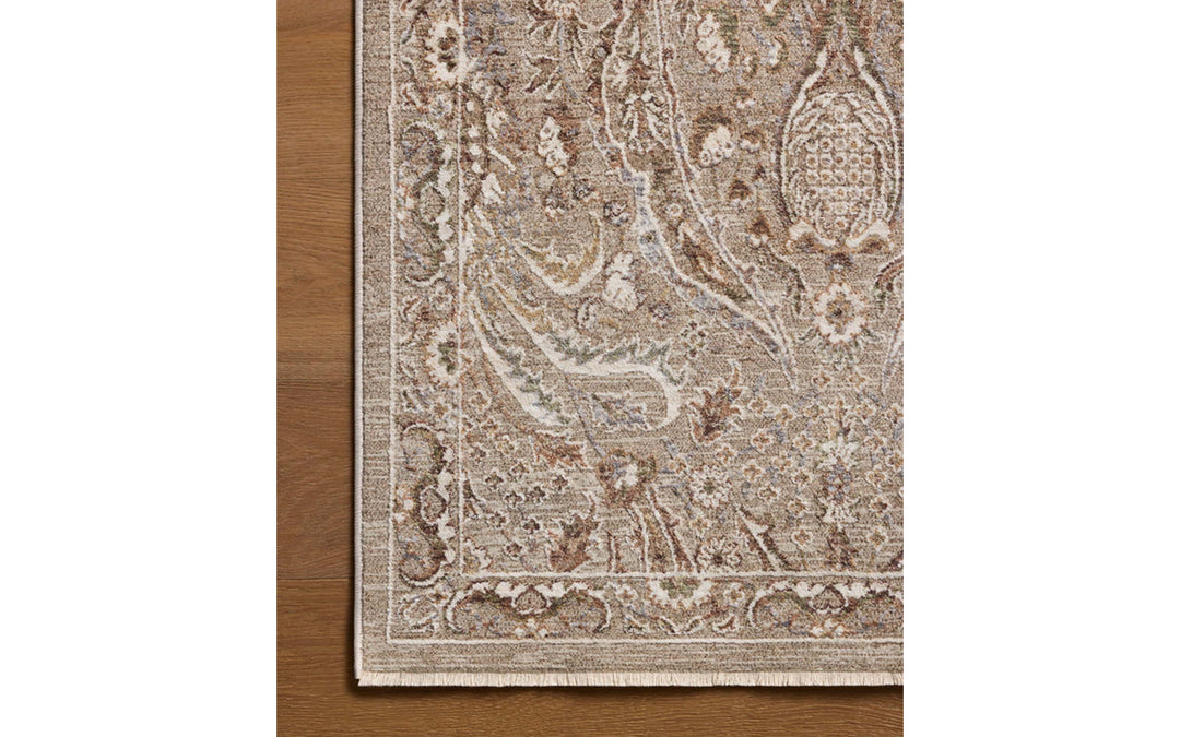 Loloi Aylin Collection Mushroom & Earth 7.9 x 10 Area Rug