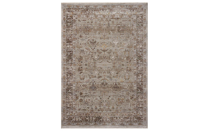 Loloi Aylin Collection Pebble & Multi 7.9 x 10 Area Rug